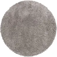 Adana Carpets pyöreä matto Shaggy Fluffy 200x200 cm
