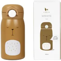 Fabelab Water Bottle - Small - Bear - Ochre - Brown - ONE SIZE