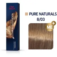 Wella Koleston Perfect ME+ Pure Naturals kestohiusväri sävy 8/03 60 ml