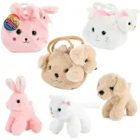 Toi-Toys Pehmolemmikki eläinlaukussa