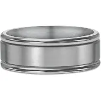 Lykken Strong sileä sormus titaani 7 mm 165