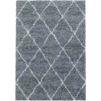 Adana Carpets Matto Shaggy Alvor Grey 3401, 280x370 cm