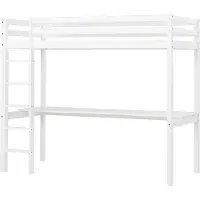 Hoppekids ECO Dream korkea parvisänky 90x200cm, pöytä - valkoinen White