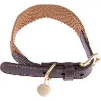 Nomad Tales Bloom -kaulapanta caramel S 32–38cm kaulanympärys L25mm