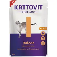 Kattovit 12x85g Vital Care Indoor Pouches kana -kissanruoka