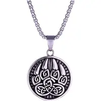 Northern Viking Jewelry Karhun Käpälä kaulakoru NVJRS105