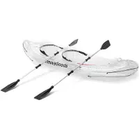 Huismerk Inflatable Transparent Kayak with Accessories Paros InnovaGoods 312 cm 2 places