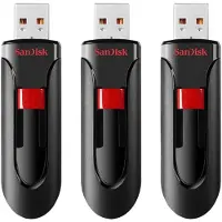 SanDisk Cruzer Glide USB 2.0 32 Gt -muistitikku, 3-pack