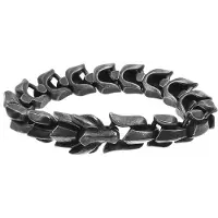 Lykken Viking Fenrir teräsrannekoru 14.6 mm 21 cm