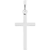 Lykken Crosses valkokultainen ristiriipus / rippiristi 16 x 9 mm