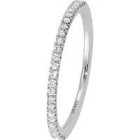 Lykken Elegance valkokulta rivitimanttisormus 0,12 ct-170