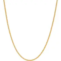 Lykken Basics kultainen panssariketju 1,2 mm 46 cm