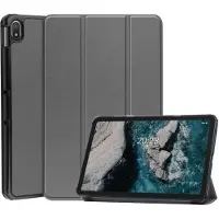 SKALO Nokia T20 Trifold Suojakotelo - Harmaa