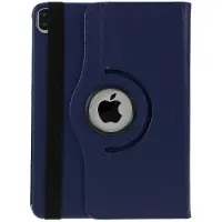 SKALO iPad Pro 11" 360 Litchi Suojakotelo - Tummansininen