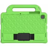 SKALO Samsung Tab S6 Lite Rhombus Kuori kahvalla - Vihreä