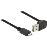 DeLOCK – Cable EASY-USB 2.0 Type-A male angled up / down > USB 2.0 Type Micro-B male 2 m (83536)