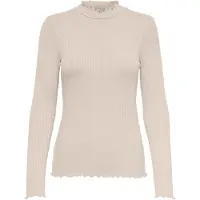 JDY Jdyfransiska Life L/S Hi-Nck Top Jr Noos - White - XL