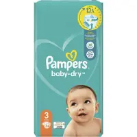 Pampers Baby-Dry S3 6-10 kg 54 kpl teippivaippa