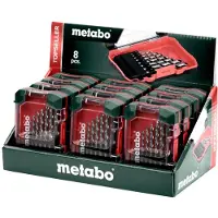 Metabo Poranterät metalliin HSS-G SP; 8 kpl.