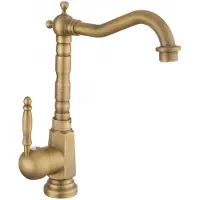 REA BONA Gold Antique High Basin -hana