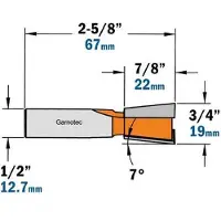 Cmt Lohenpyrstöjyrsin ; S=1/2''; D=19 mm
