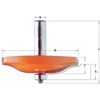 Cmt Kourujyrsin ; S=1/2''; D=82,5 mm