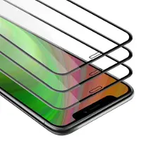 Cadorabo 3x iPhone 11 PRO MAX Suojakalvo Karkaistu lasi / Suojalasi näytönsuoja 3-pack näyttölasia 9H kovuudella ja 3D Touchin kanssa fullscreen
