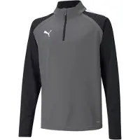 Puma Urheilullinen collegepaita 'Liga' harmaa / musta / valkoinen