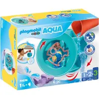 Playmobil 1.2.3 Aqua Water Wheel with Baby Shark