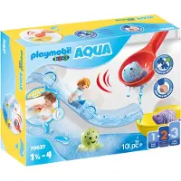 Playmobil 1.2.3 Aqua-vesiliukumäki merieläinten kanssa