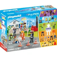 Playmobil My Figures: Redningsmission - 70980 - Multi/patterned - ONE SIZE