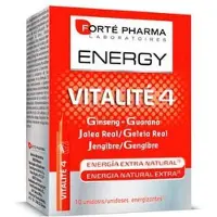 Forte pharma Vitalité 4 Energy Energiayksiköt 20 Yksiköt