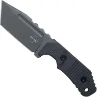 Böker Plus Little Dvalin Black Tanto 02BO034 fixed knife, Midgards design