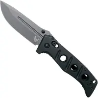 Benchmade Adamas CruWear Grey Cerakote kääntöveitsi, musta