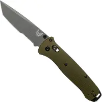 Benchmade Bailout Aluminium 537SGY-1 serrated pocket knife