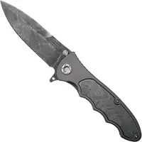 Böker Germany Leopard-Damascus III Collection 110237DAM Limited Edition pocket knife