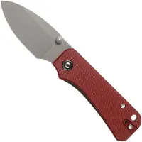 CIVIVI Baby Banter C19068S-6 Burgundy G10, Stonewashed pocket knife, Ben Petersen design