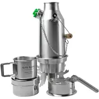 Kelly Kettle Trekker Kit, stainless steel, one-person cooking set