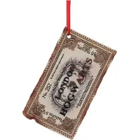 Nemesis Now Hogwarts Ticket Hanging Ornament