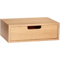 Hubsch Hide Storage Box Natural - 30X20XH10CM