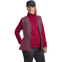 Pinewood Vest Dog Sports 1.0 Ladies (Color: Plum/Dark Antracite, Size: 3XL)
