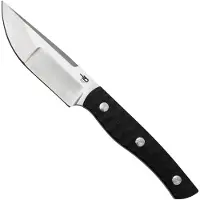 Bestech Heidi Blacksmith #2 Hollow Compound Grind, Satin, Carbon Fiber BFK04A fixed knife