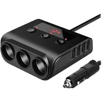 Mtp Products Ensiluokkainen Tupakansytyttimen Jakaja / 4xUSB Autolaturi TR12