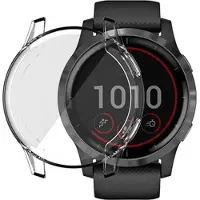 Mtp Products Hat Prince Garmin Venu 2 TPU-kotelo Suojakalvolla - 45mm - Kirkas