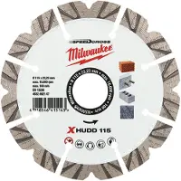Milwaukee Timanttikatkaisulaikka Speedcross X-HUDD; 22,23 mm; 115 mm
