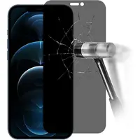 Mtp Products iPhone 12/12 Pro Yksityisyyssuoja Karkaistu Panssarilasi - 9H