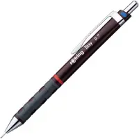 Rotring 1904692, Kahdeksankulmainen, Burgundi, Muovi, Musta