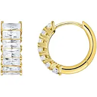 Thomas Sabo korvarenkaat white stones pavé gold CR667-414-14