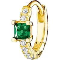 Thomas Sabo Charming Emerald green stone with white stones gold korvakoru CR691-971-7