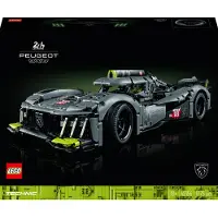 LEGO Technic 42156 PEUGEOT 9X8 24H Le Mansin hybridihyperauto, kilpa-automalli